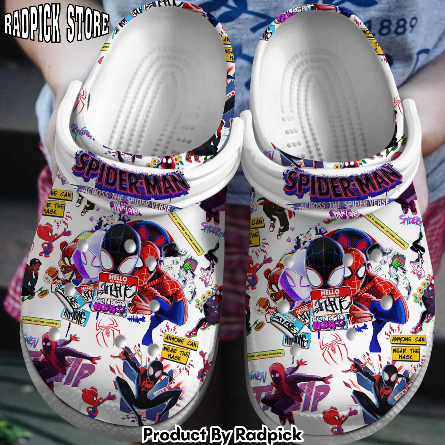 Radpick premium spiderman movie clogs shoes comfortable for men women rp6522097